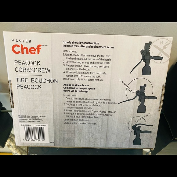 Selling Peacock Corkscrew / Je vends Tire-Bouchon peacock - Picture 2 of 2